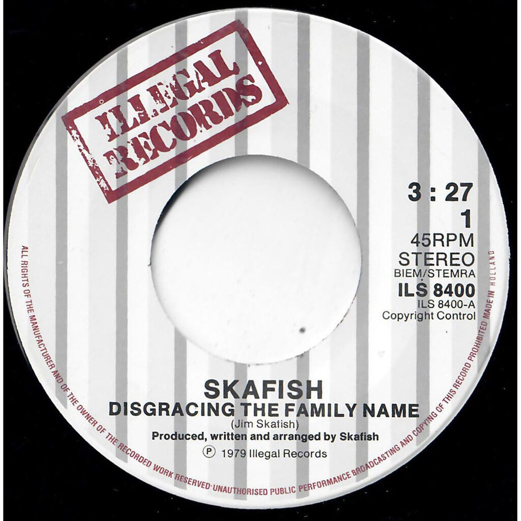  SKAFISH  -  disgracing the namily name / work song 