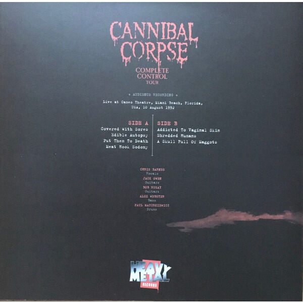  Cannibal Corpse  -  complete control tour 