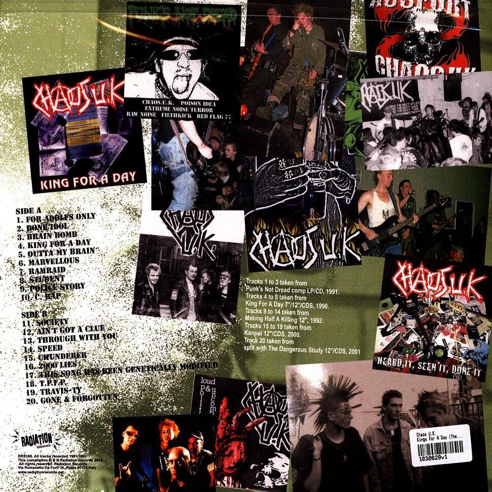  Chaos U.K.  -  kings for a day (the vinyl japan years: 1991 - 2001) 