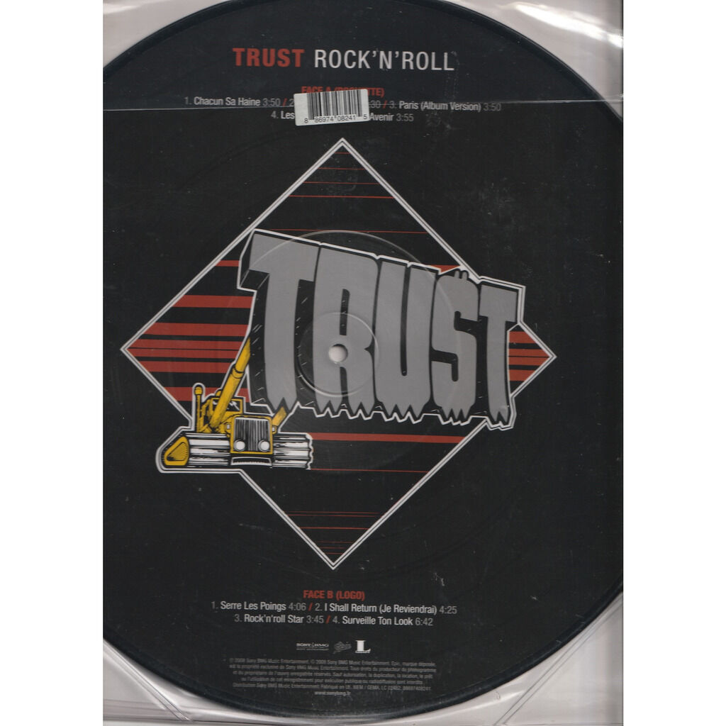  trust  -  rock'n'roll picturedisc 