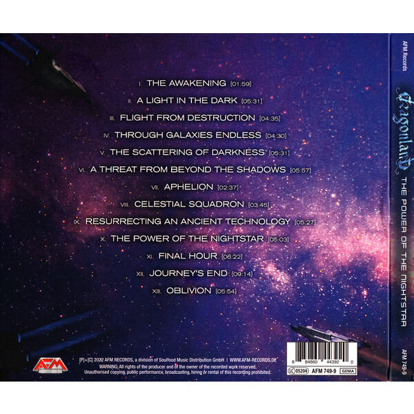  Dragonland  -  the power of the nightstar 