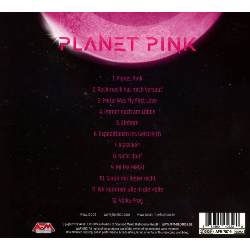  J.B.O.  -  planet pink 