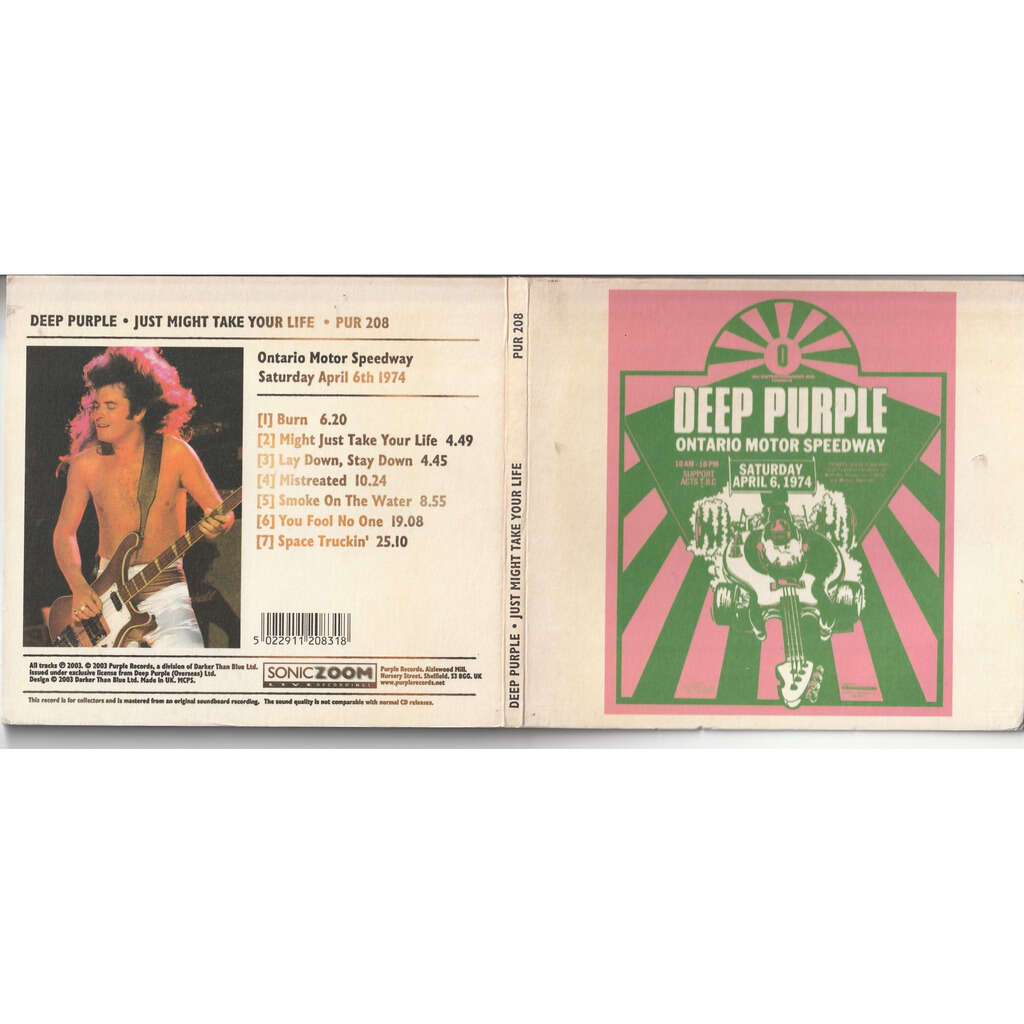  deep purple  -  just might take your life 