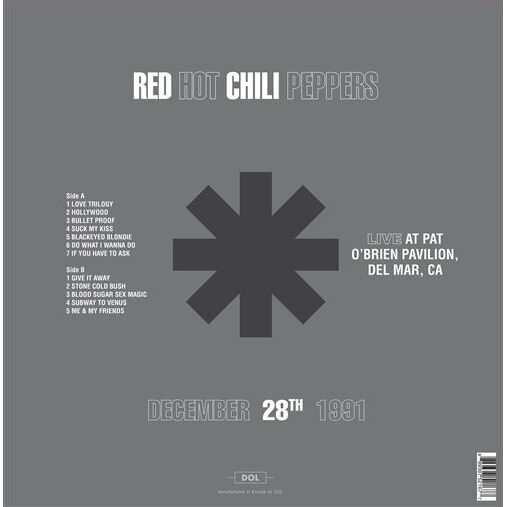  Red Hot Chili Peppers  -  december 28th 1991 