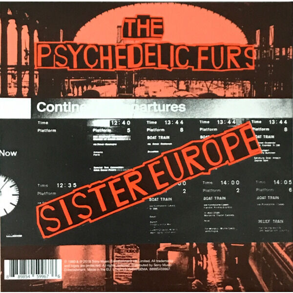  The Psychedelic Furs  -  we love you / sister europe 