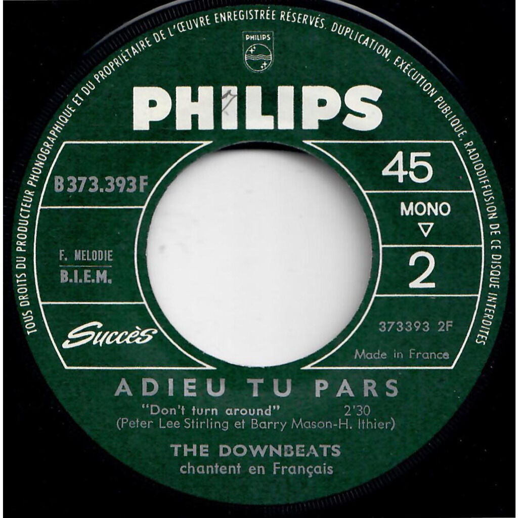  The Downbeats (17)  -  chantent en français 