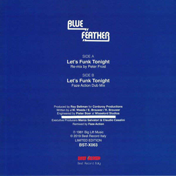  Blue Feather  -  let's funk tonight ( long remix version ) 