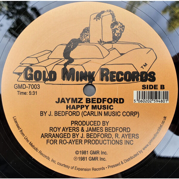  JAYMZ BEDFORD  -  just keep my boogie / happy music 