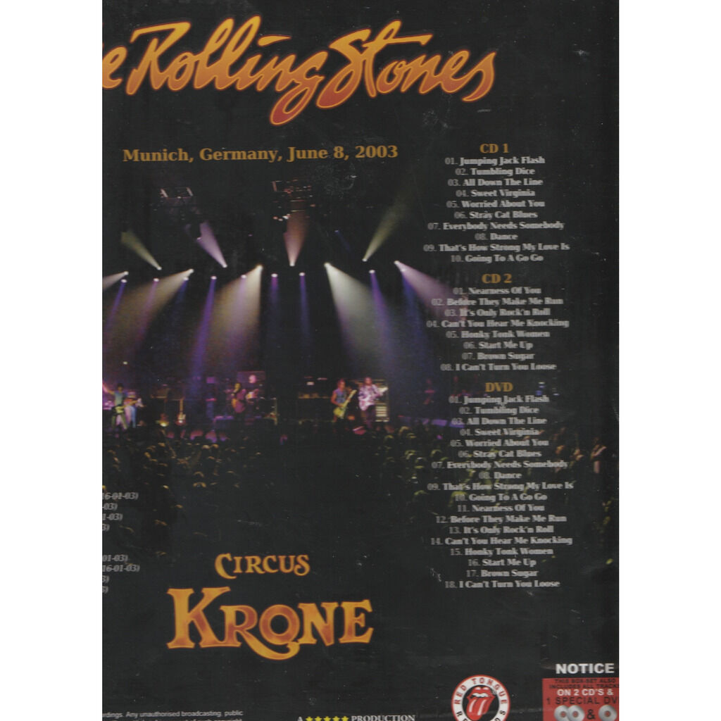  the rolling stones  -  circus krone box 