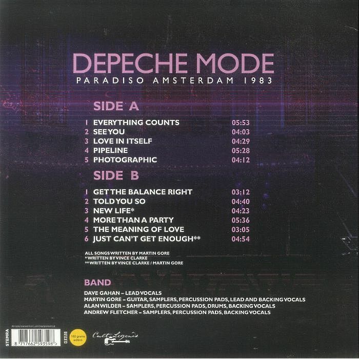  Depeche Mode  -  paradiso amsterdam 1983 