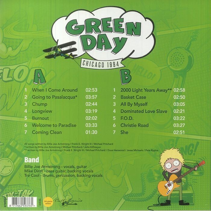  Green Day  -  chicago 1994 