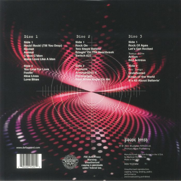  Def Leppard  -  mirror ball - live & more 