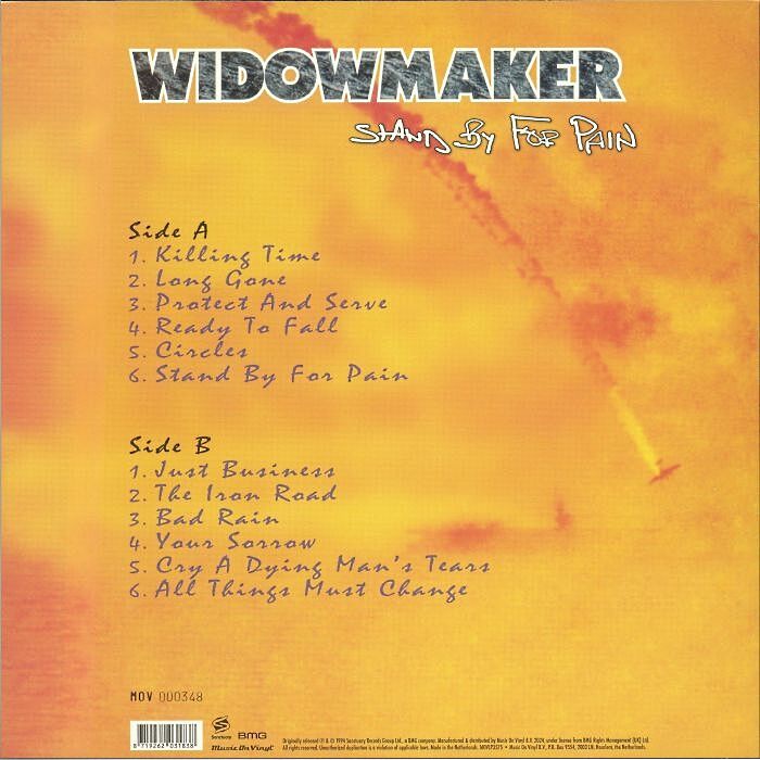  Widowmaker  -  stand by for pain 