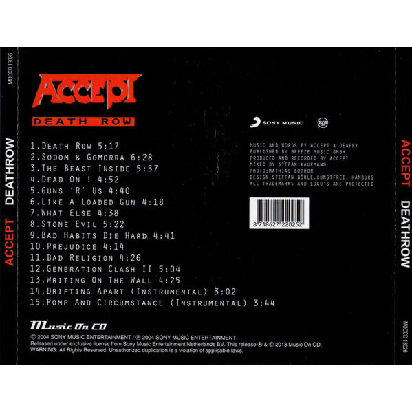 Accept  -  death row 
