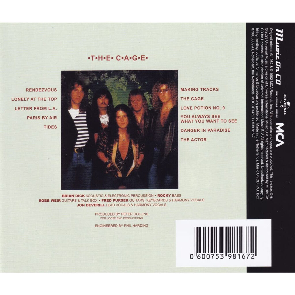  Tygers Of Pan Tang  -  the cage 