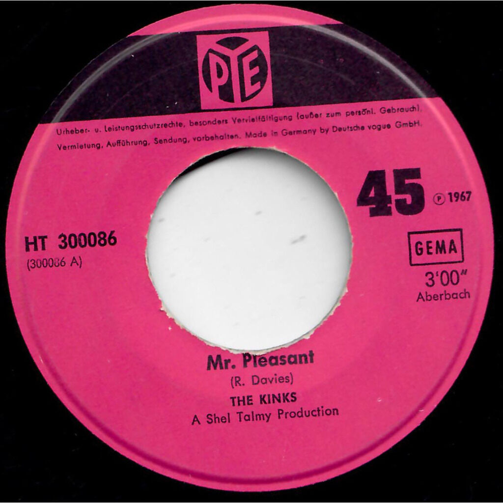  The Kinks  -  mr. pleasant 