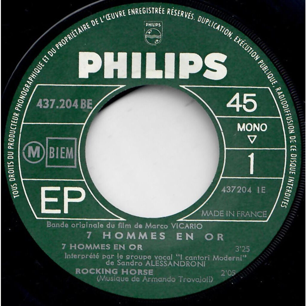  Armando Trovaioli  -  7 hommes en or 