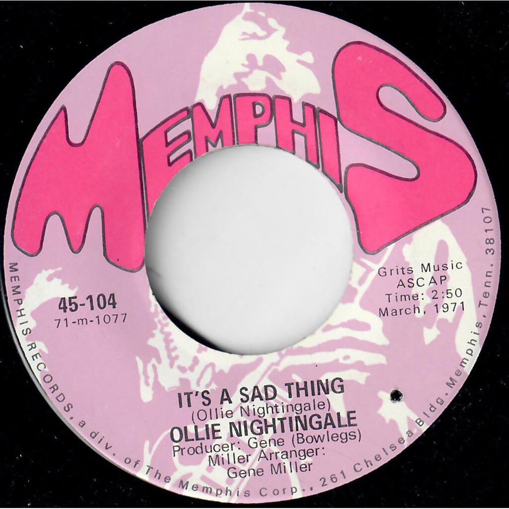  Ollie Nightingale  -  it's a sad thing 