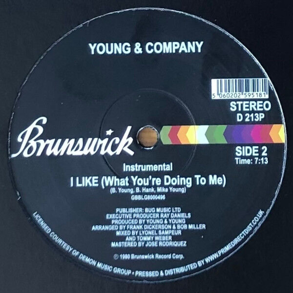  YOUNG & COMPANY  -  i like ( what you're doin to me ) 