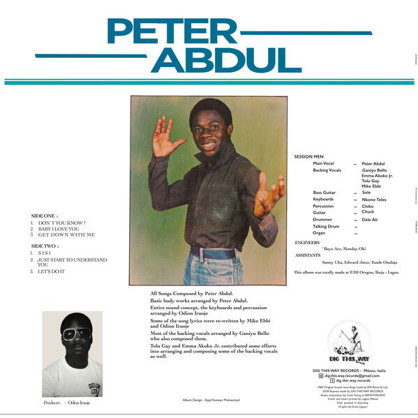 PETER ABDUL  -  get down with me 