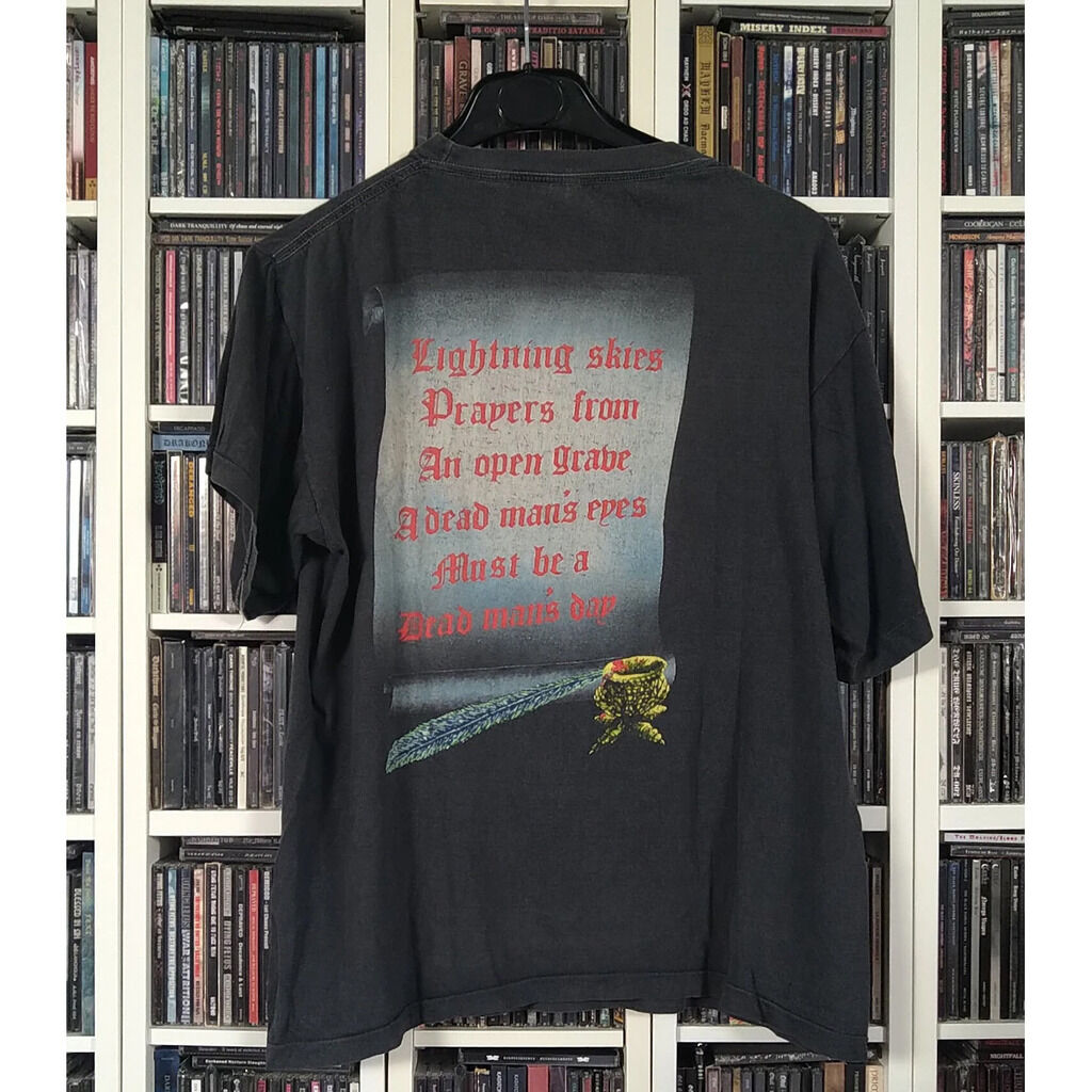  TESTAMENT  -  one man's fate 1990 vintage t-shirt (l size) 