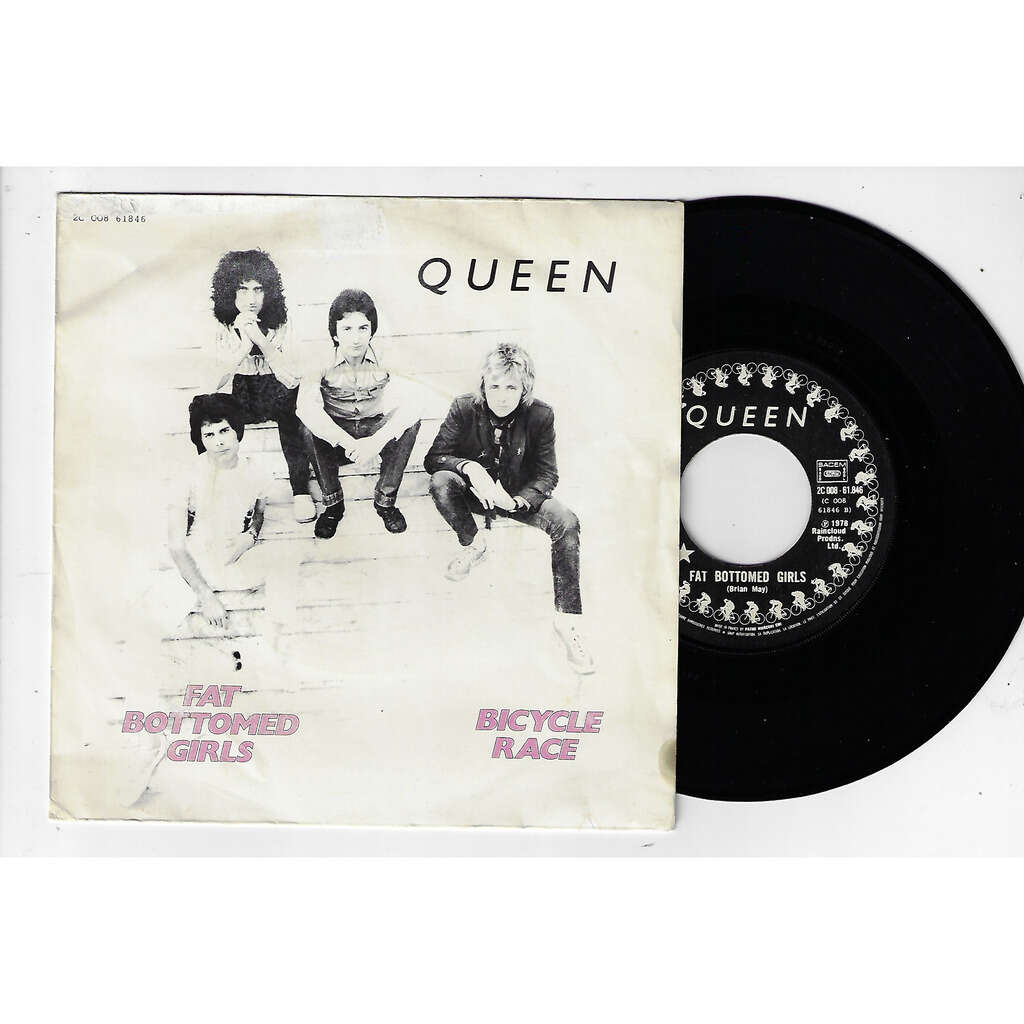Fat bottomed girls / bicycle race - Queen | 7'' (SP) | 盤 EX