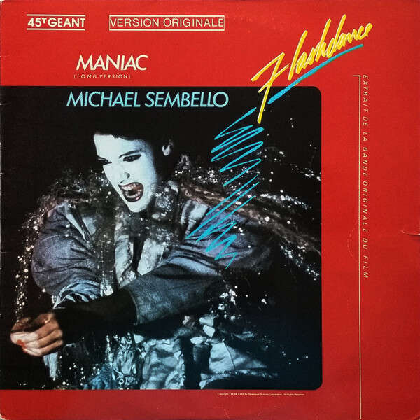 Maniac (long version) - Michael Sembello - ( 12''45回転 ) - 売り手： yvandimarco  - Id:127710207