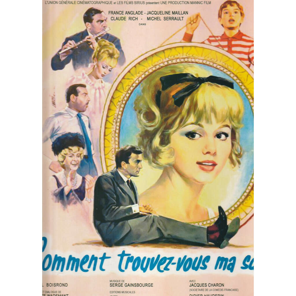  serge gainsbourg  -  comment trouver vous ma soeur 