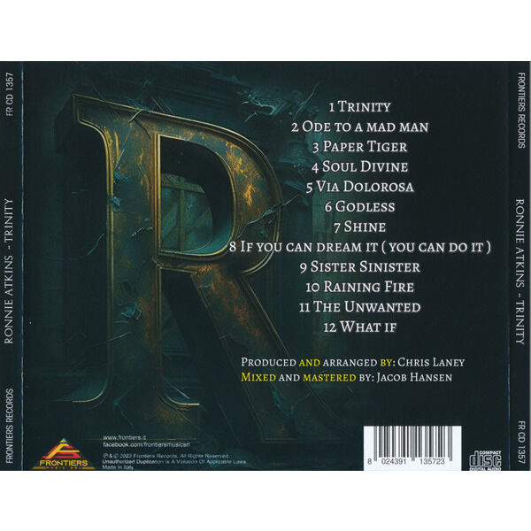  Ronnie Atkins  -  trinity 