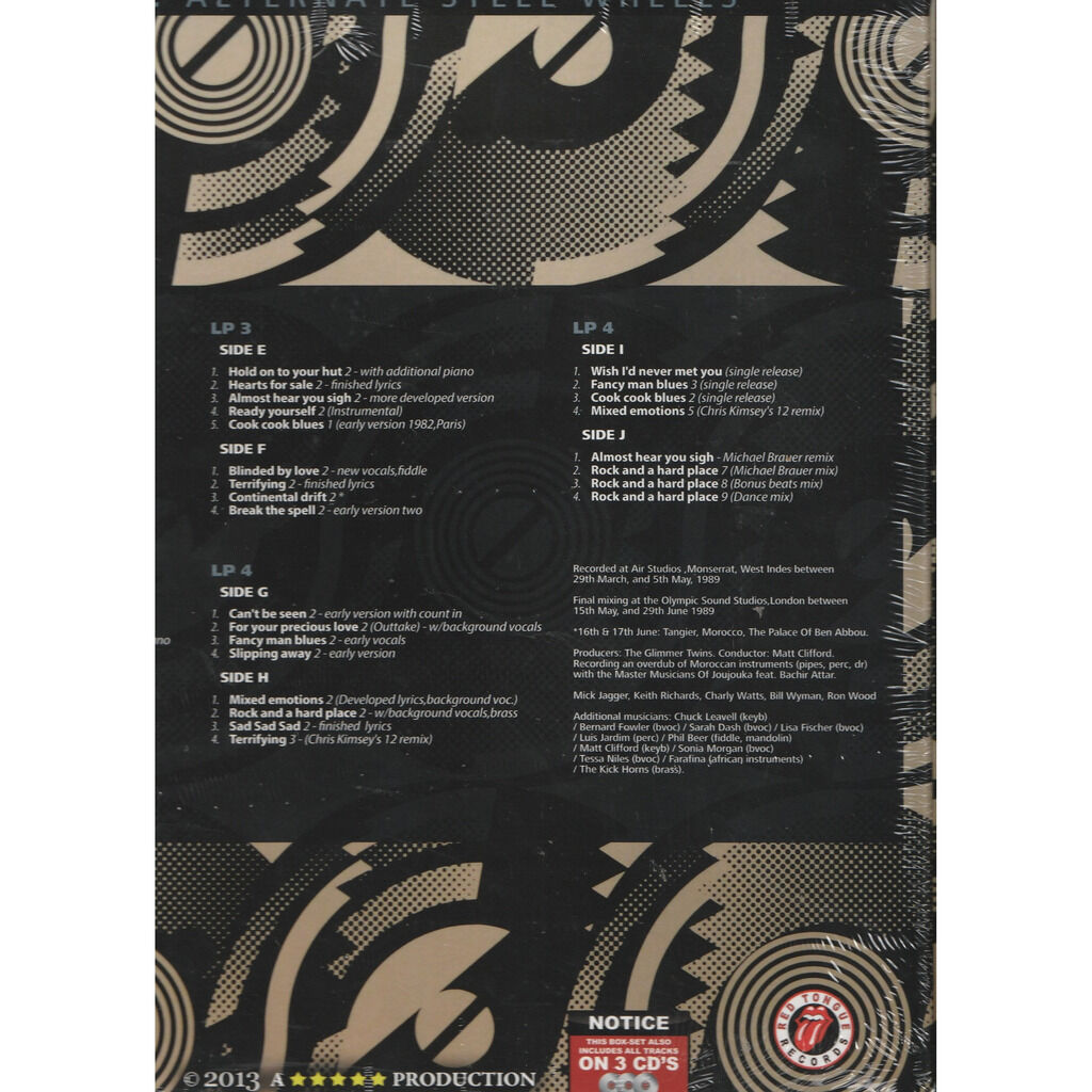  the rolling stones  -  the real alternate steel wheels 