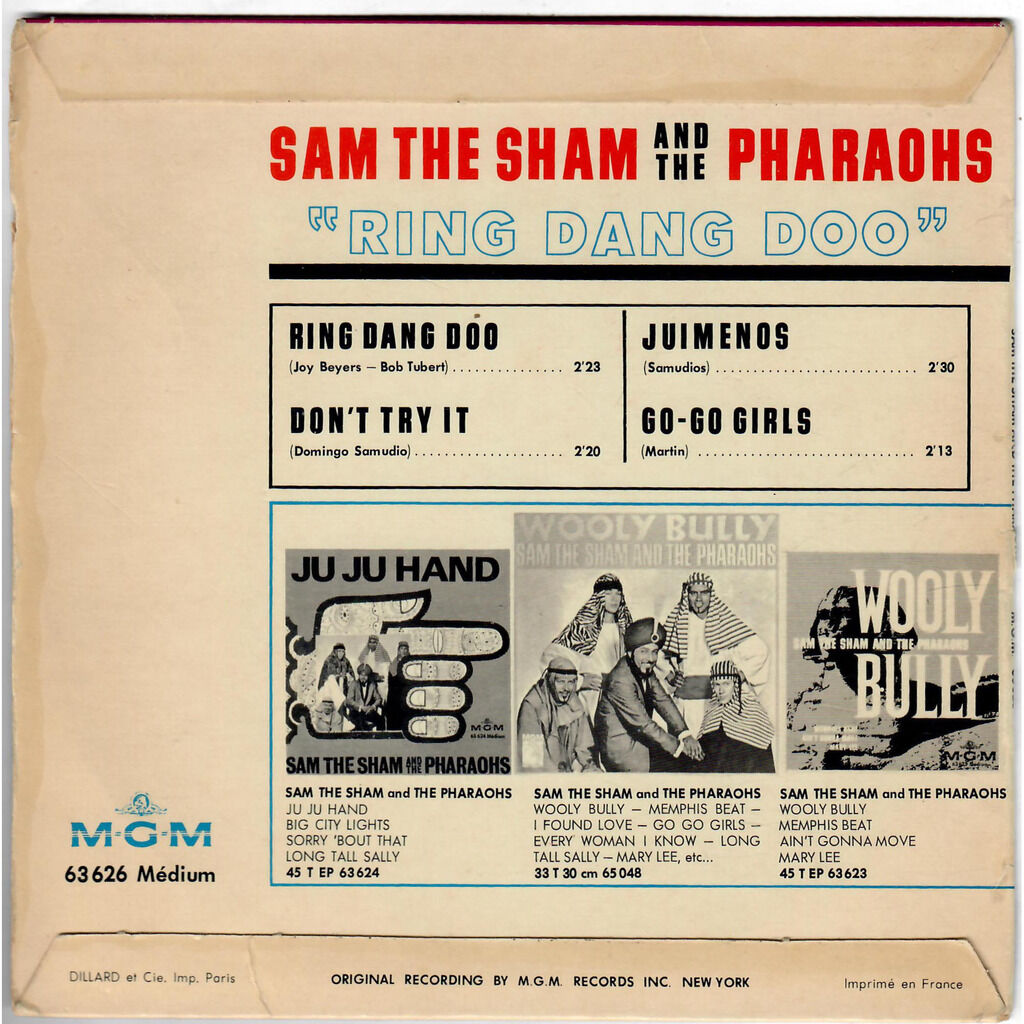  Sam The Sham & The Pharaohs  -  ring dang doo 