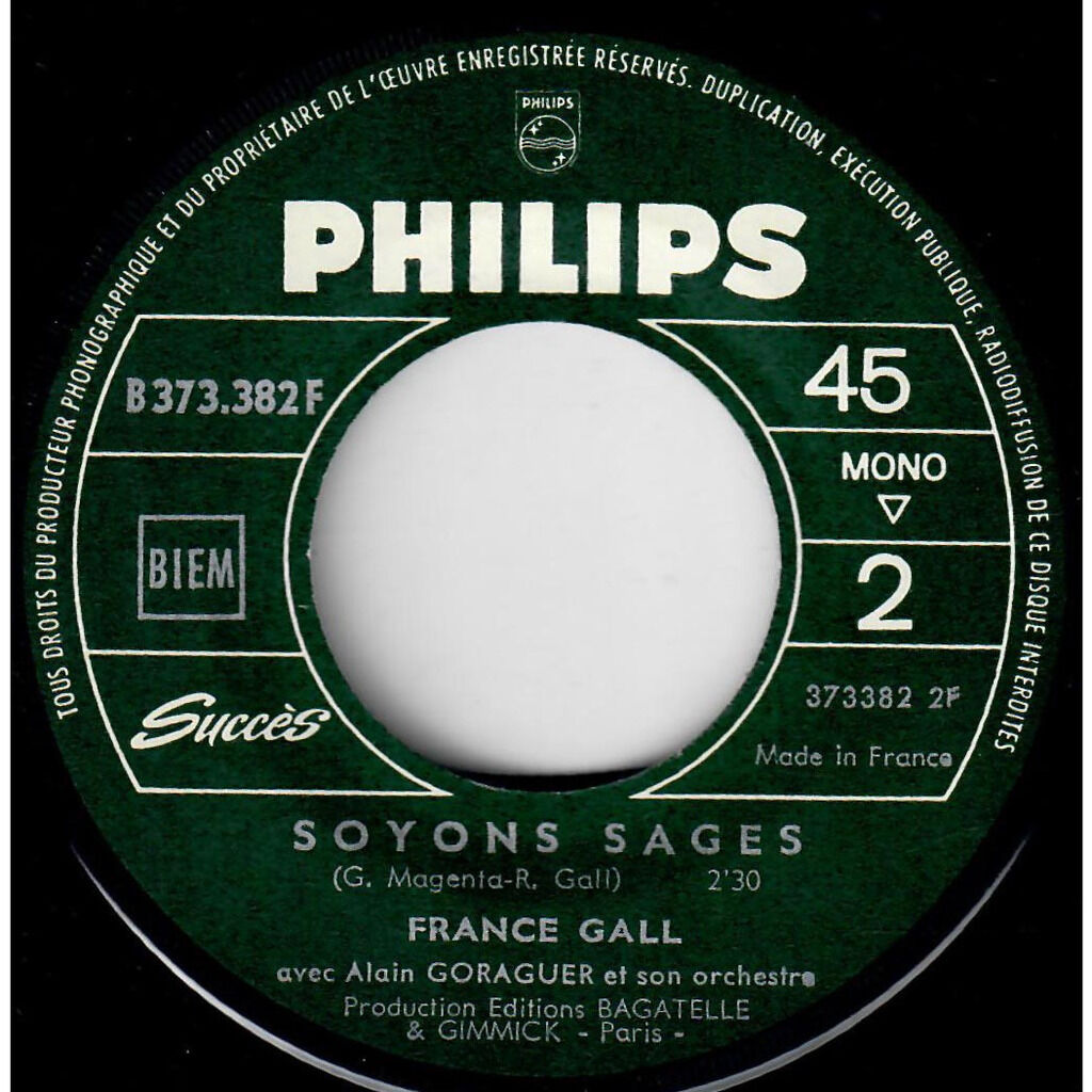  France Gall  -  mes premières vraies vacances 