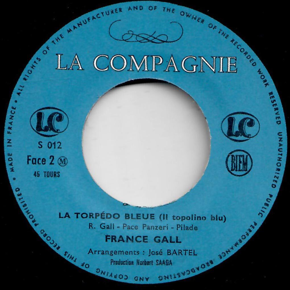  France Gall  -  baci baci baci 