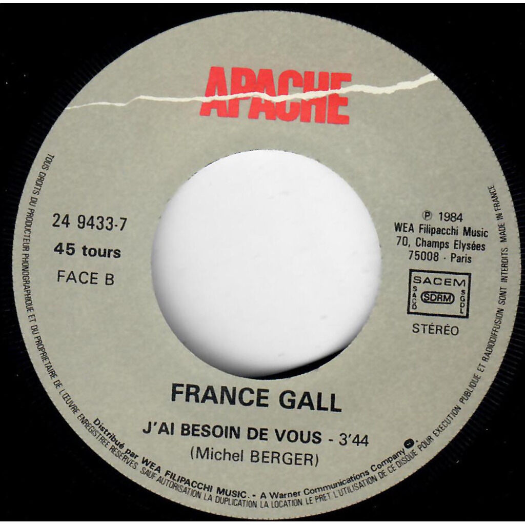  France Gall  -  debranche ! 