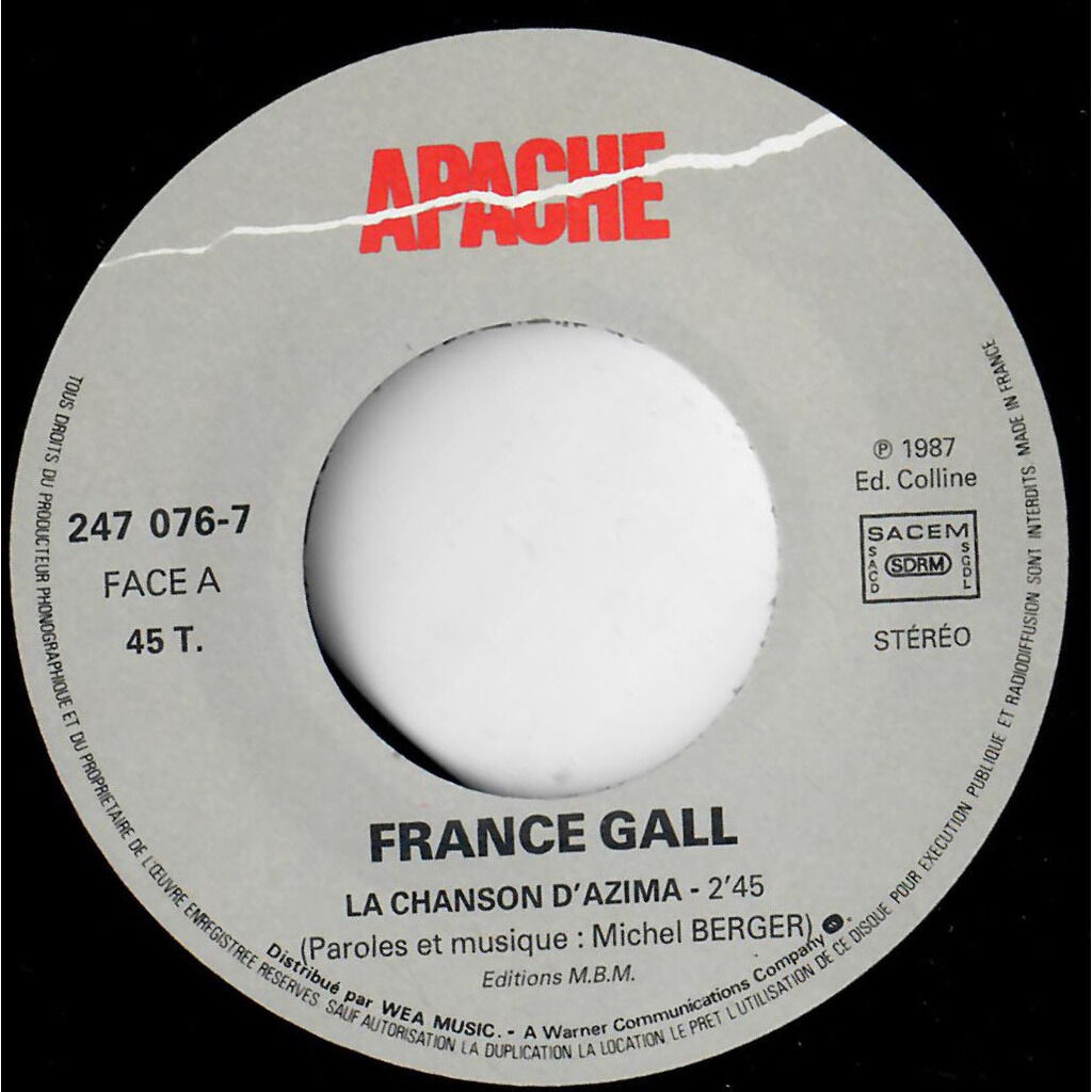  France Gall  -  la chanson d'azima 