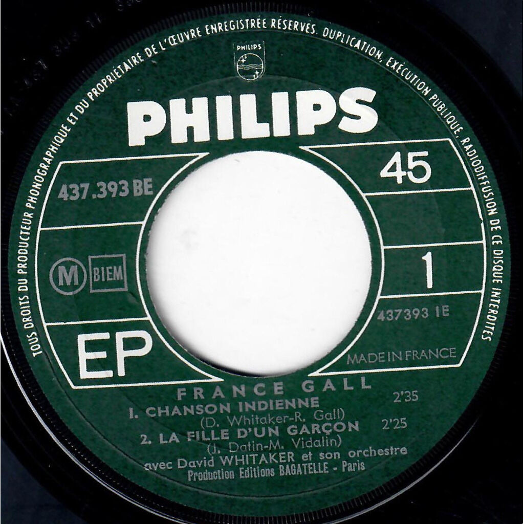  France Gall  -  chanson indienne 