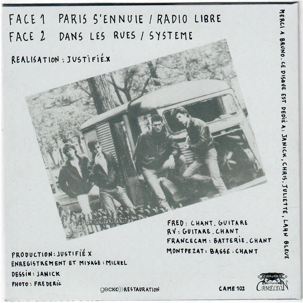  Justifié X  -  paris s'ennuie 