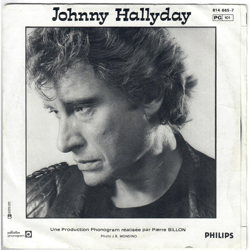  Johnny Hallyday  -  l'amour violent / la fille d'en face 