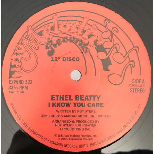  ETHEL BEATTY  -  i know you care / it's your love 