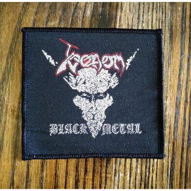  Black Metal Official silver Patch 