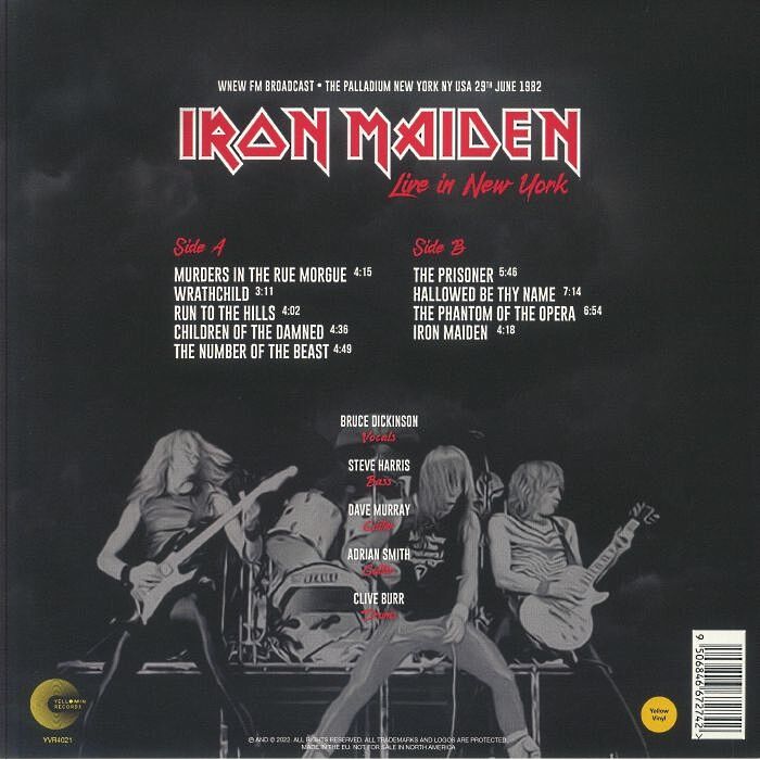  Iron Maiden  -  live in new york 