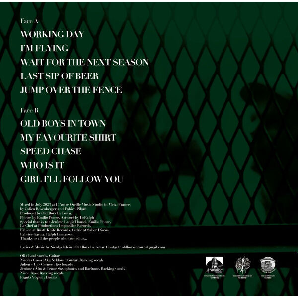  Old Boys In Town  -  our present world 