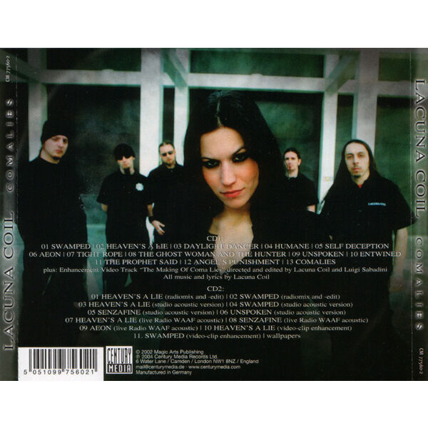  Lacuna Coil  -  comalies 
