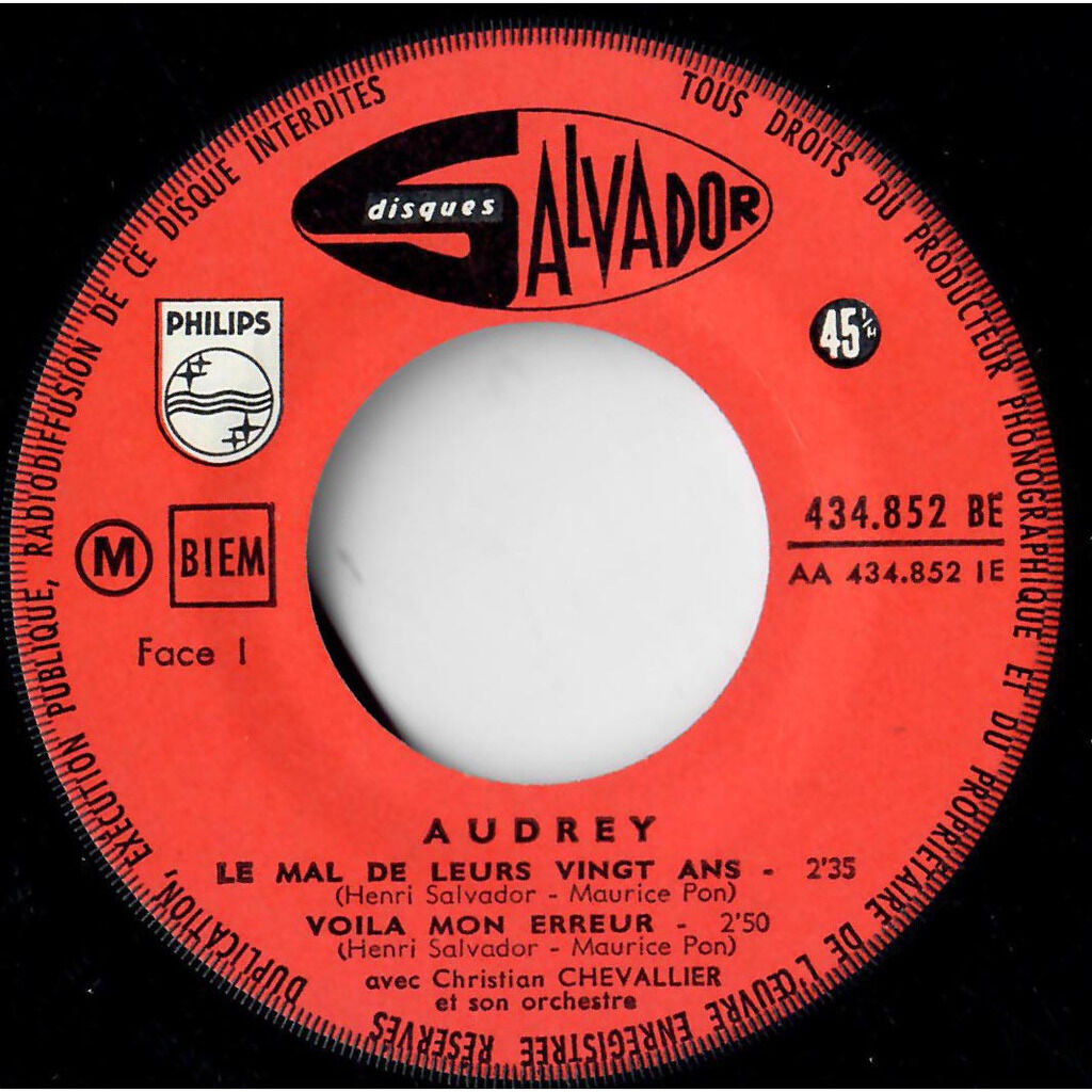  Audrey Arno  -  le mal de leurs vingt ans 