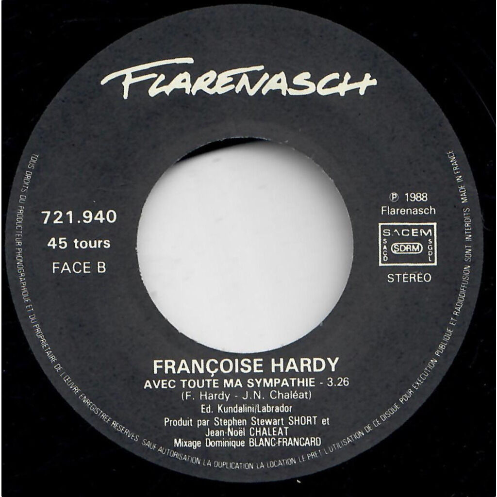  Françoise Hardy  -  partir quand même 