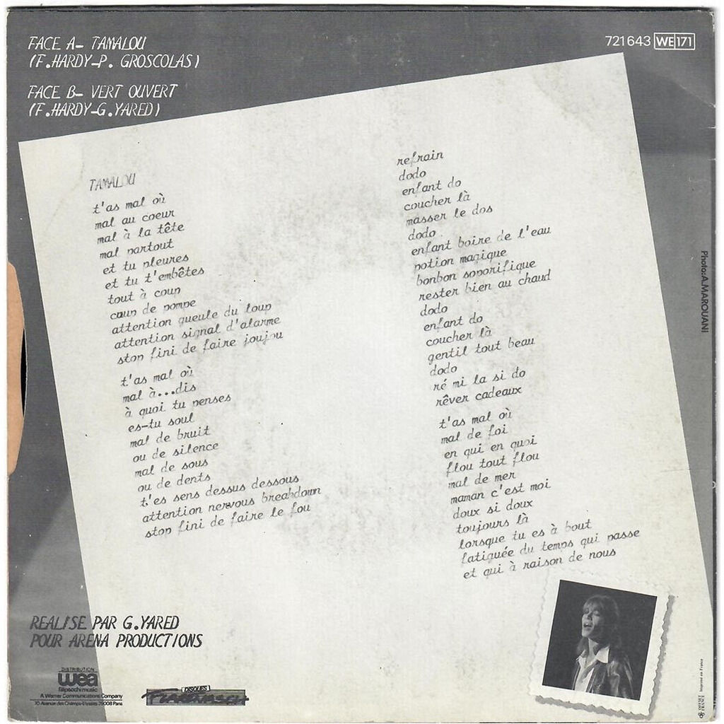  Françoise Hardy  -  tamalou 