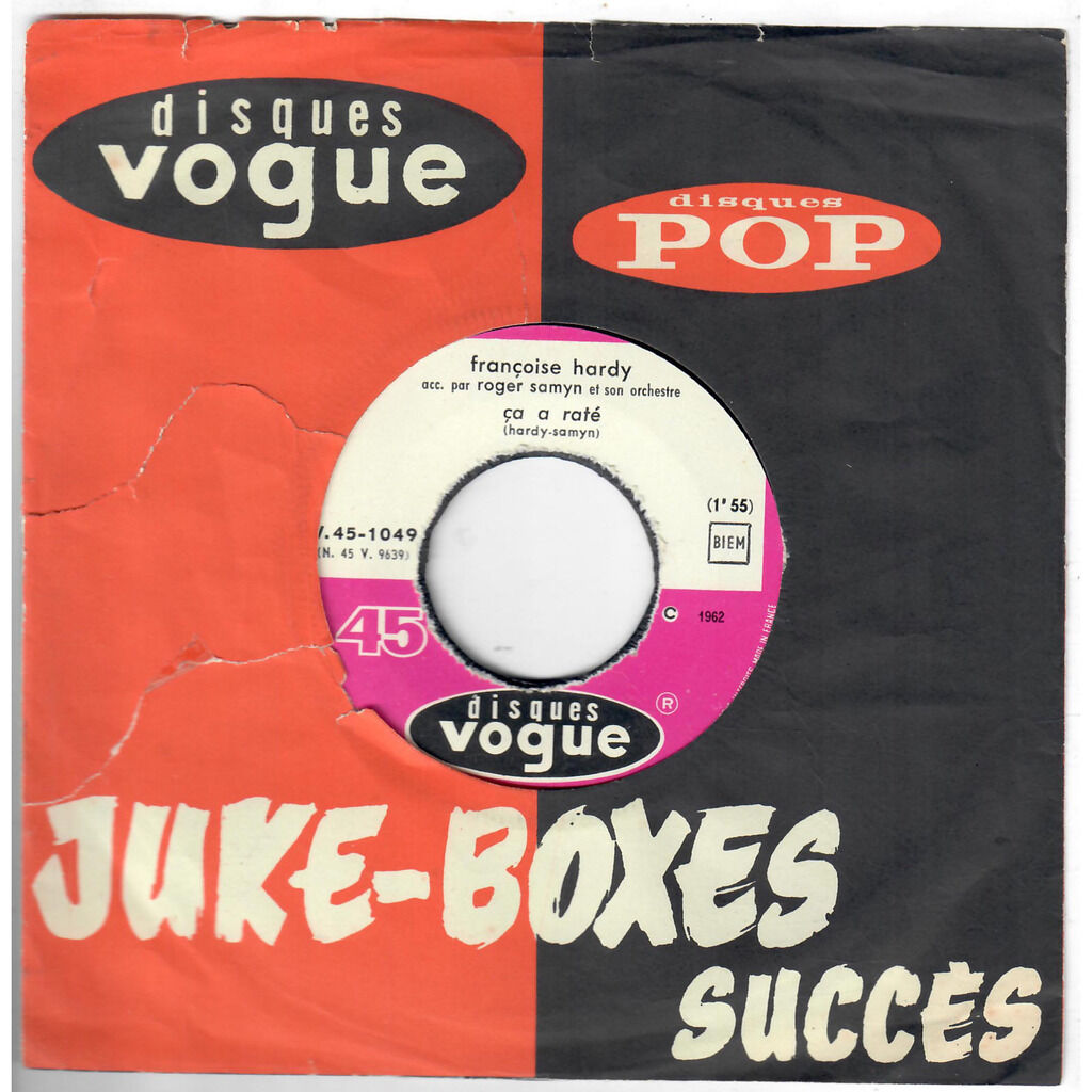  Françoise Hardy  -  ton meilleur ami / ca a raté 