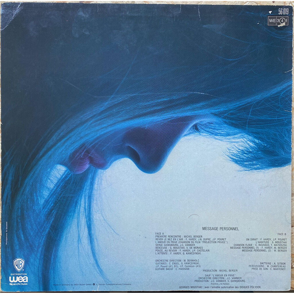  Françoise Hardy  -  message personnel 