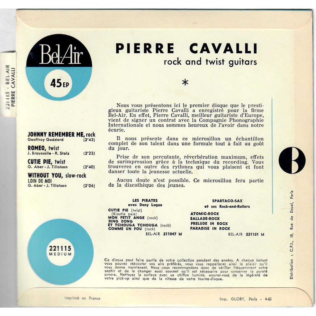  Pierre Cavalli  -  rock and twist guitars 