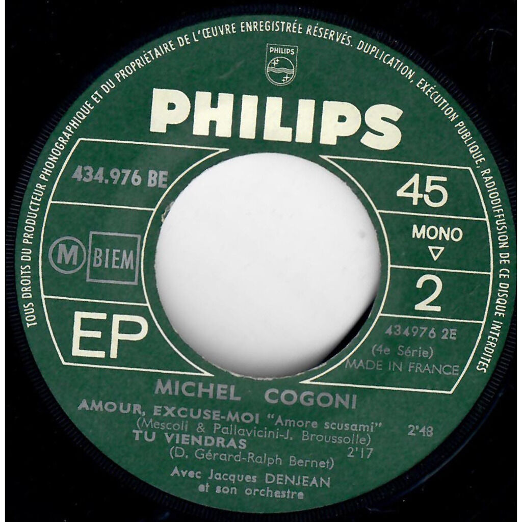  Michel Cogoni  -  amour excuse-moi 